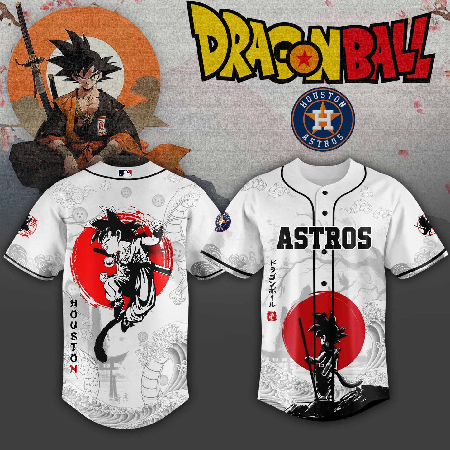 Houston Astros x Dragon Ball 2025 Japan Jersey Limited Edition