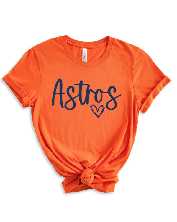 Unisex Letter Print Casual Round-Neck T-Shirt