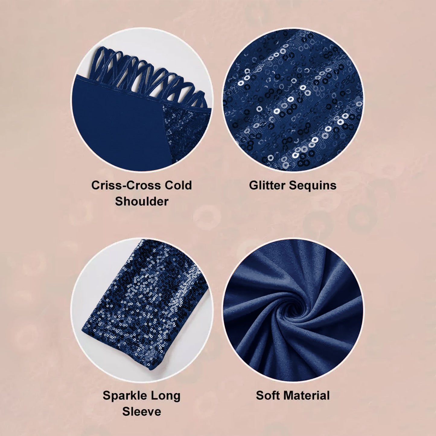 Color-Blocked Criss-Cross One Shoulder Blouse