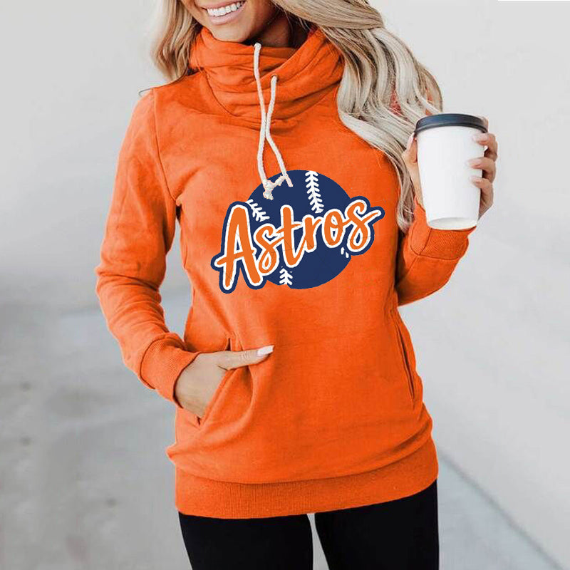 Fashion casual printed long sleeved Hoodie