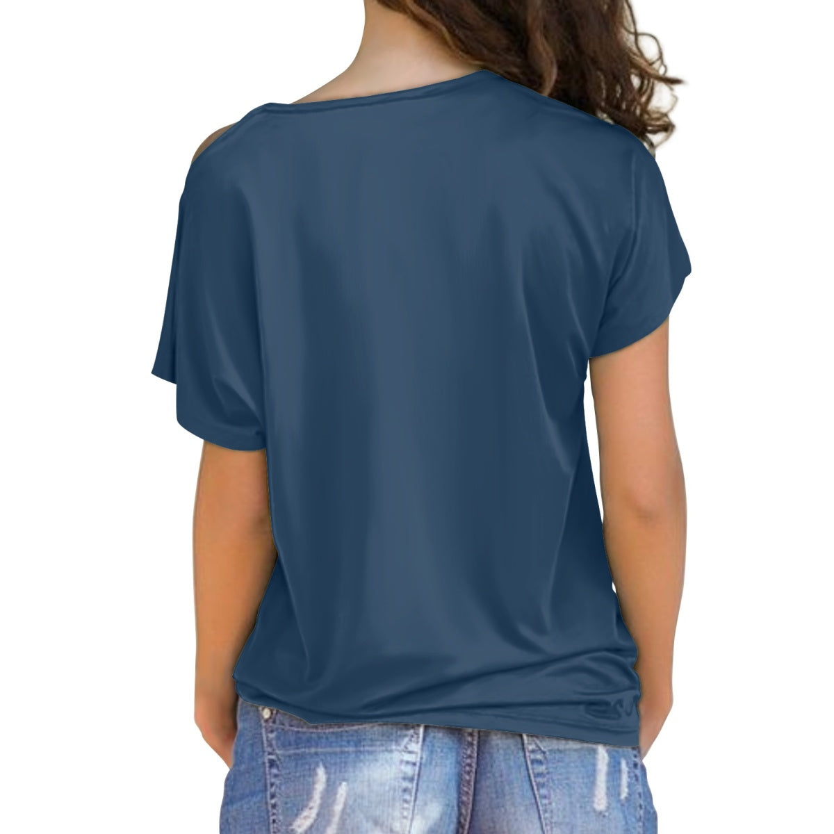 sequin cross belt women's top