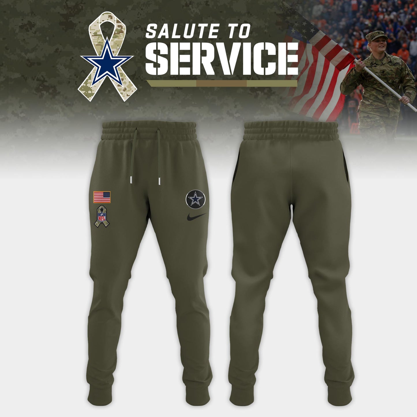 Dallas Cowboys 2025 Salute to Service Limited Combo Hoodie