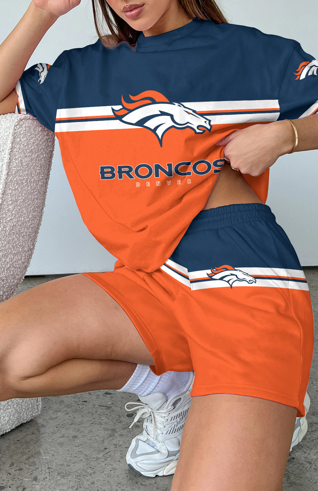 Denver Broncos Limited Edition Women's T-Shirt & Short Set
