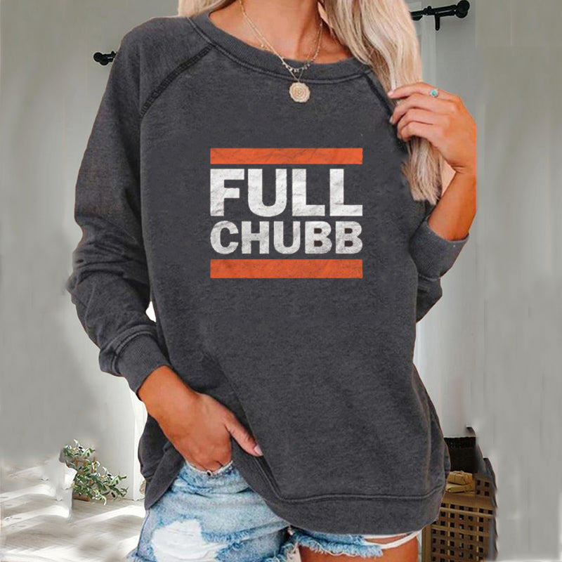 Fashion letter print sweatshirt