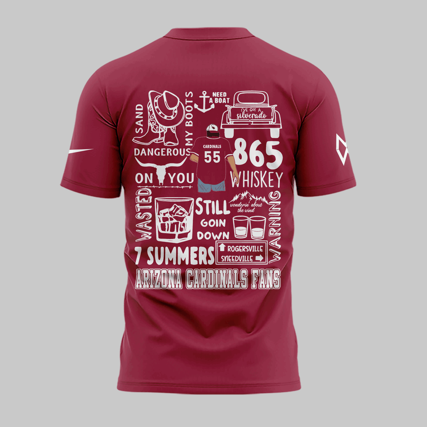 Special New Morgan Wallen x Arizona Cardinals Tshirt