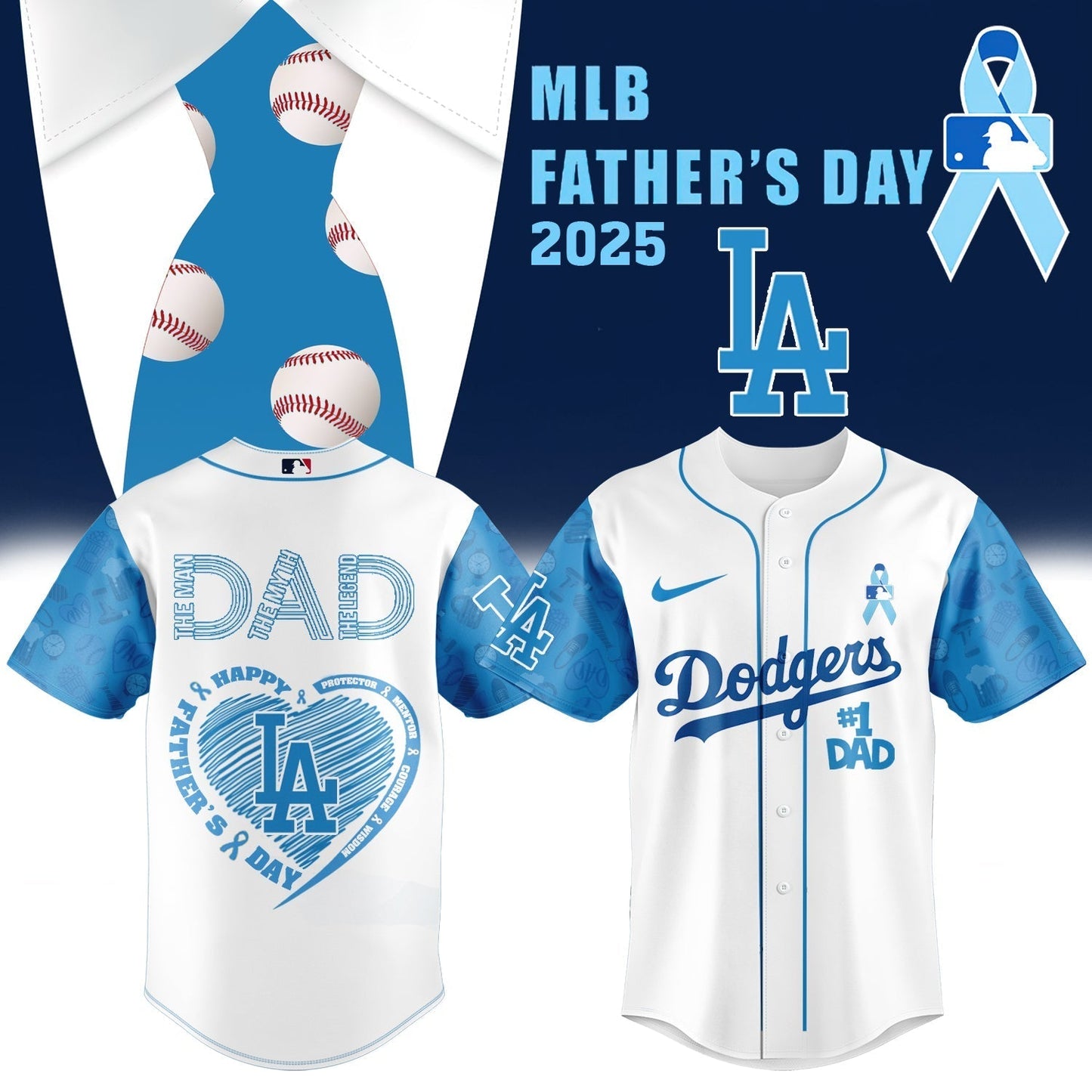 Los Angeles Dodgers _ Father’s Day 2025 Jersey
