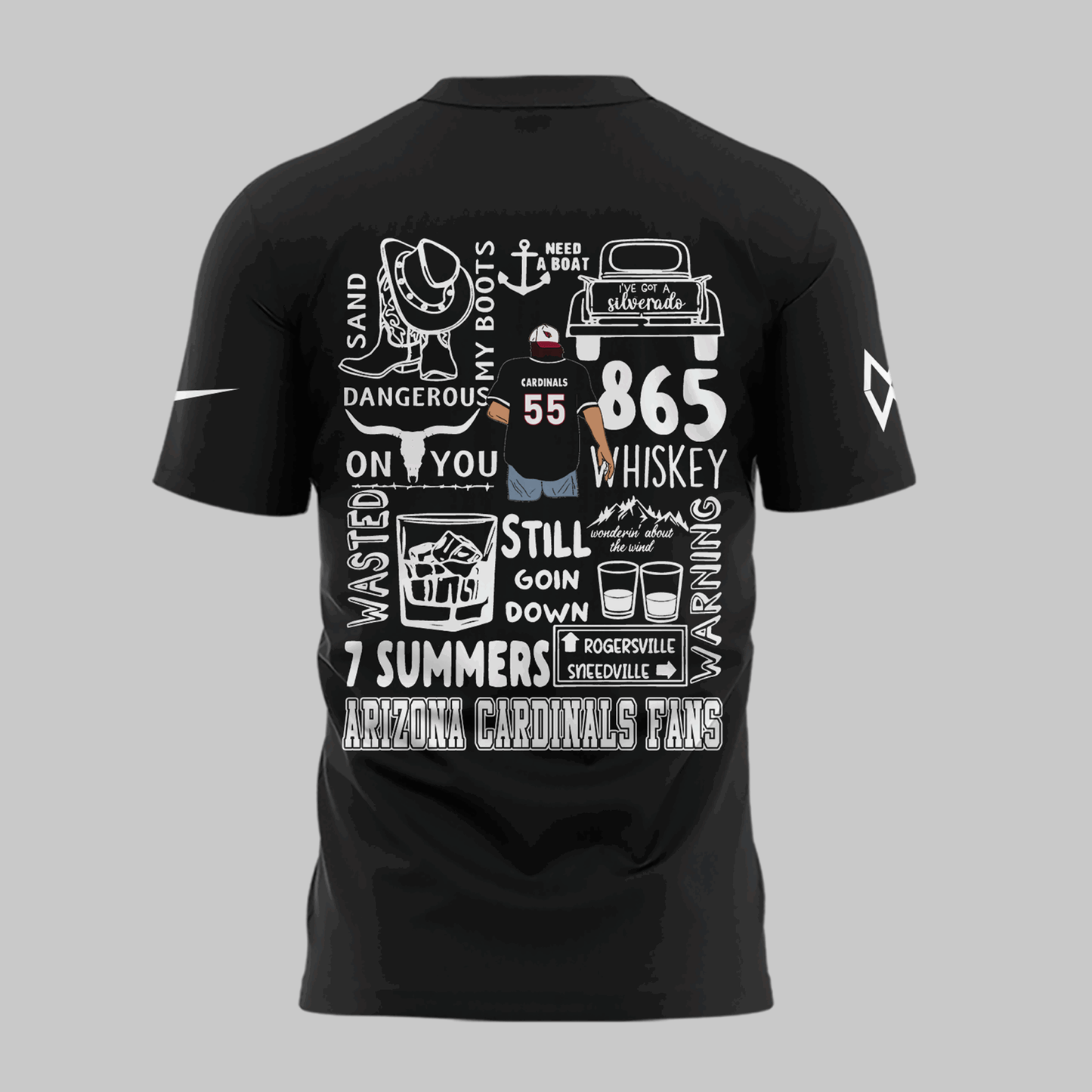 Special New Morgan Wallen x Arizona Cardinals Tshirt