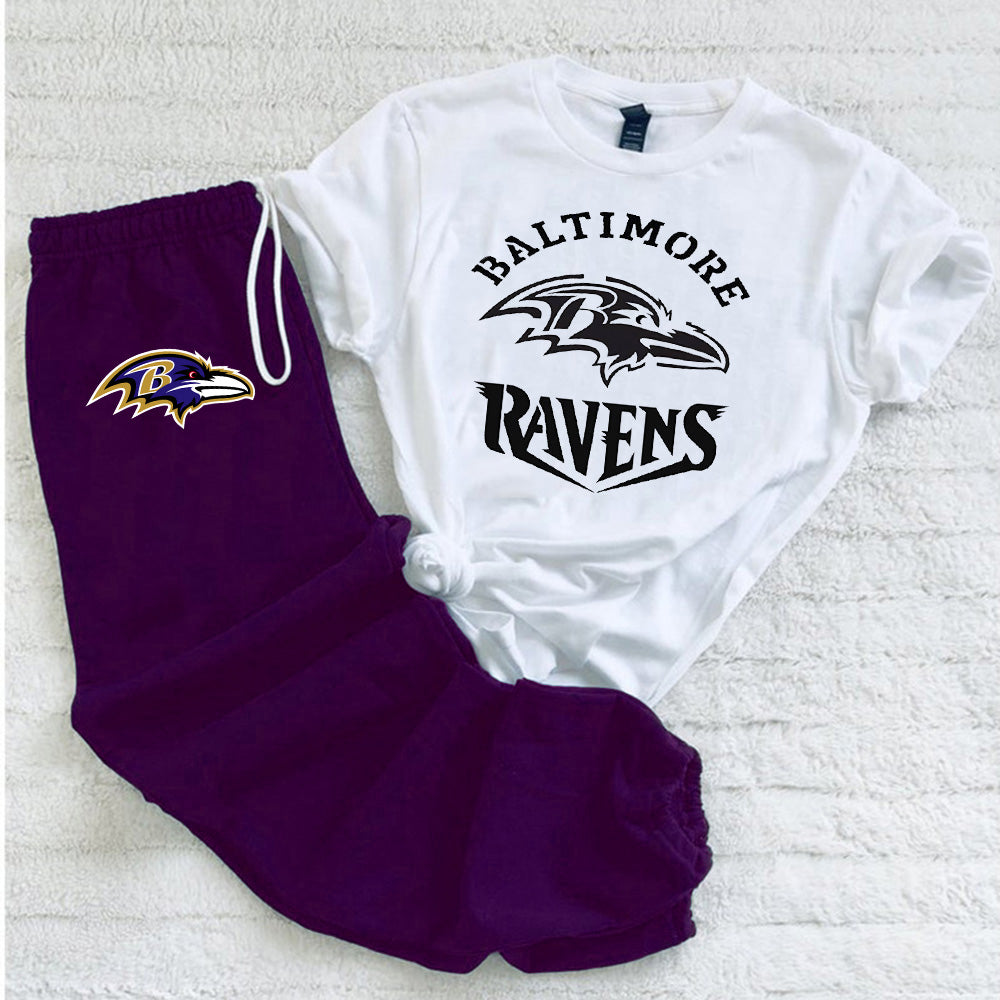 Casual loose fashion printed suit