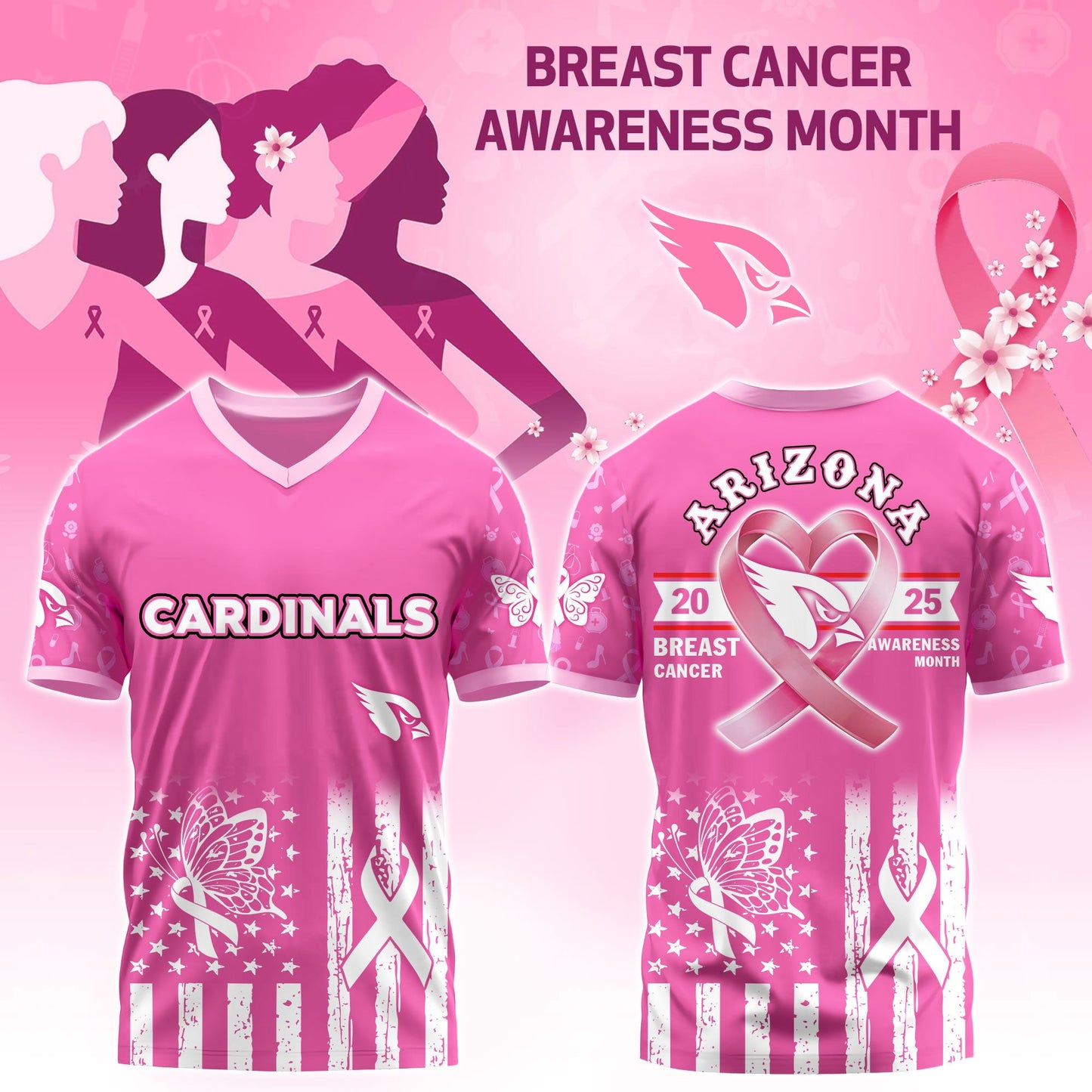 Arizona Cardinals Cancer Jersey 2025
