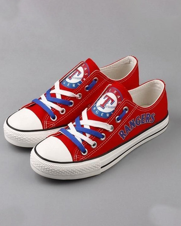 Casual printed low-top canvas shoes unisex