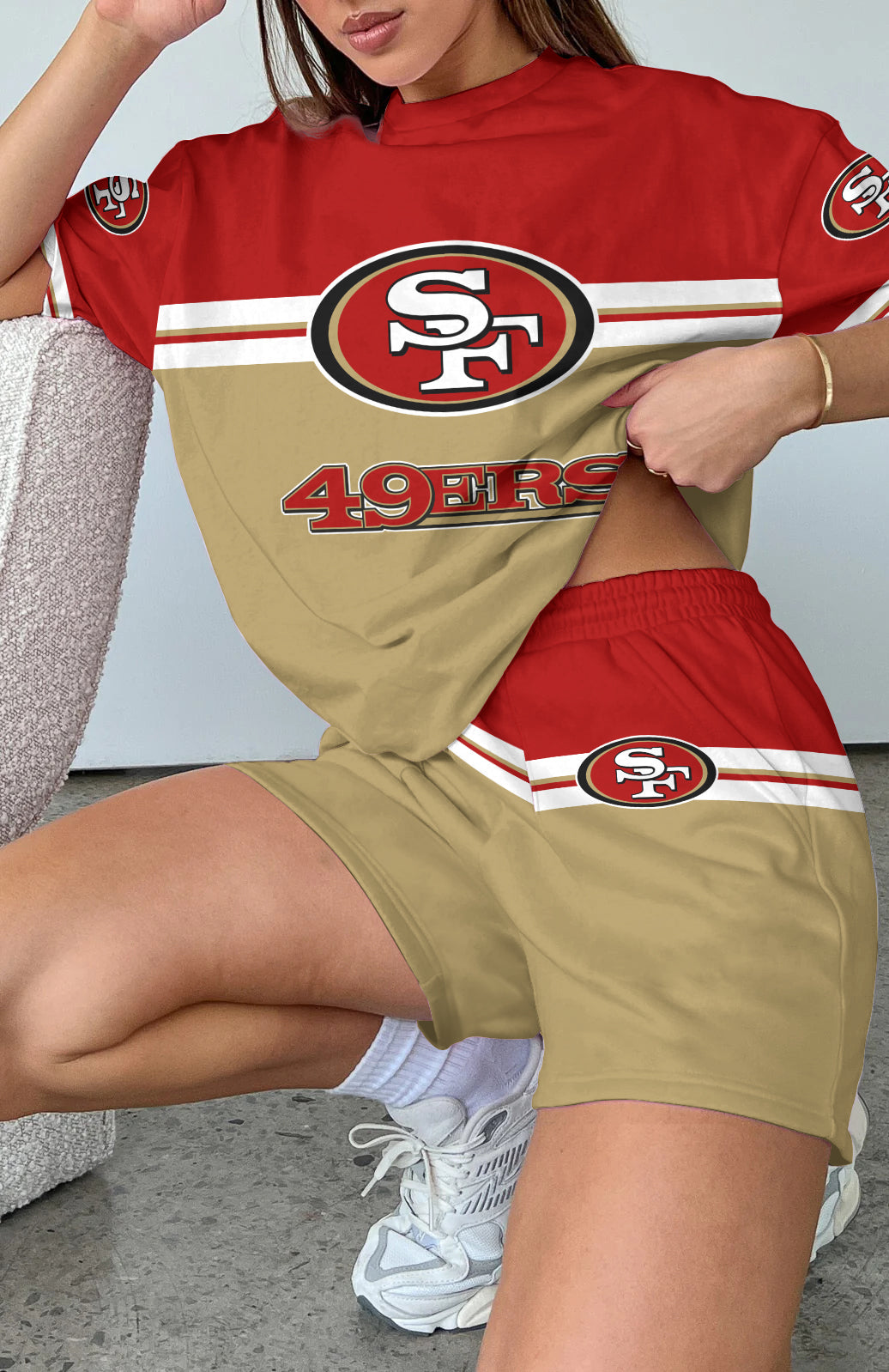 San Francisco 49ers Limited Edition Women's T-Shirt & Short Set