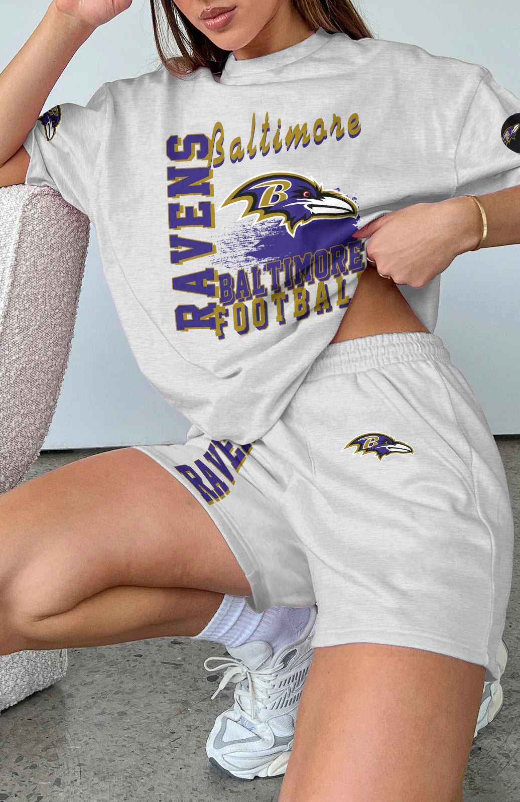 Baltimore Ravens Limited Edition Women's T-Shirt & Short Set