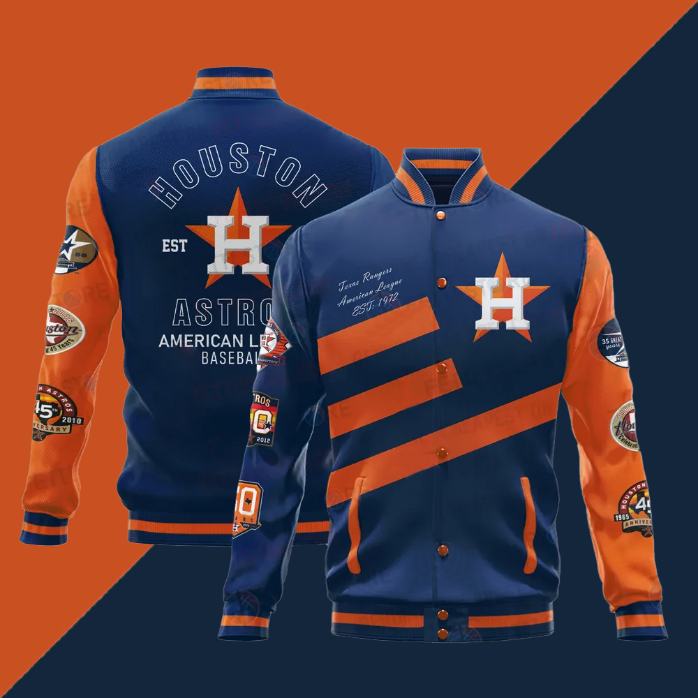 Houston Astros Major League Baseball Unisex Varsity Jacket
