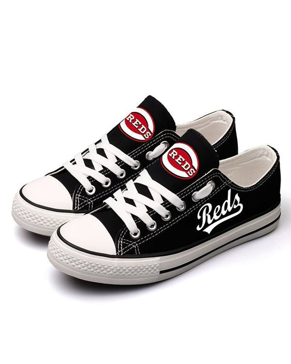 Casual printed low-top canvas shoes unisex