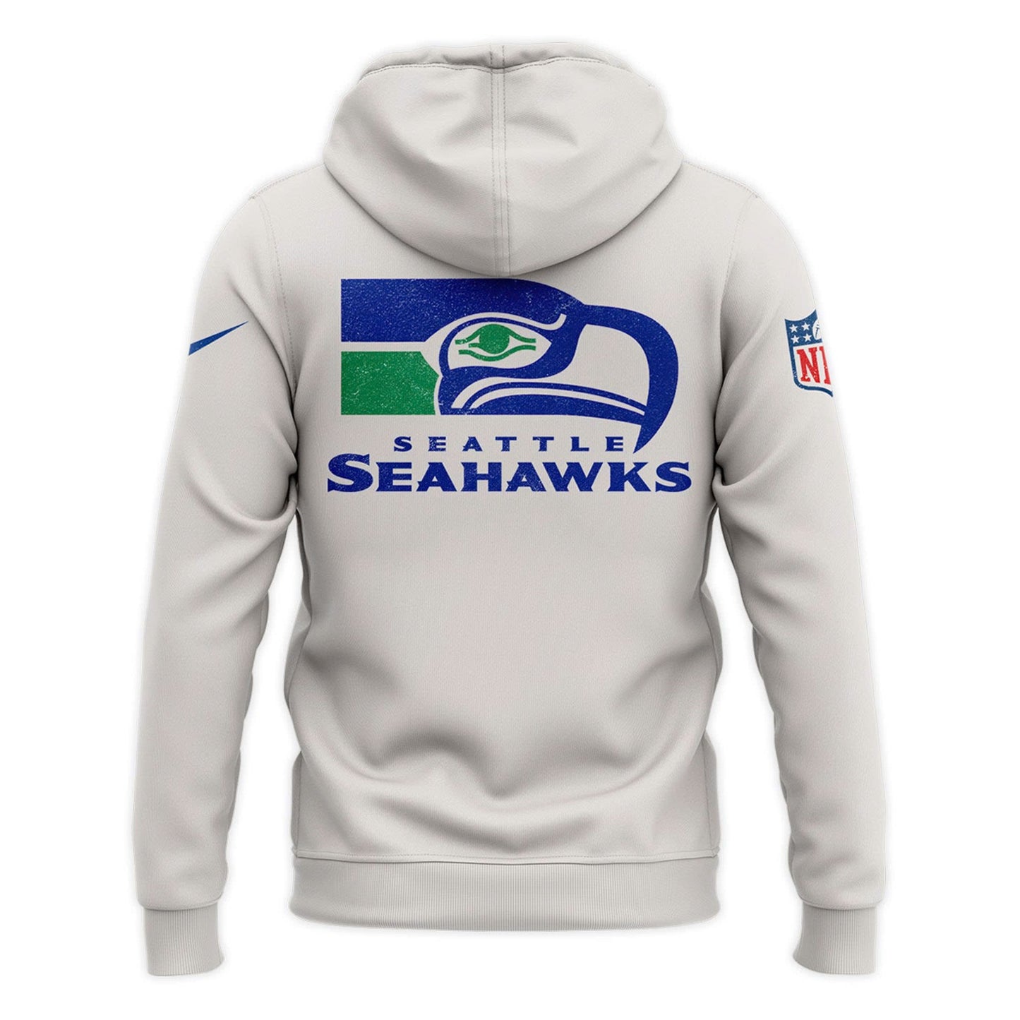 Seattle Seahawks Starter White Team Logo Hoodie V2
