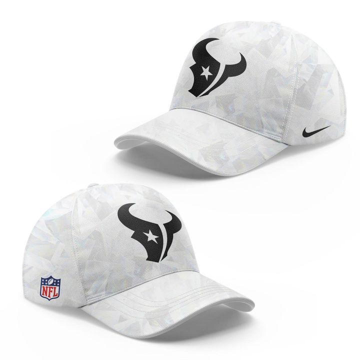 Houston Texans 2025-2026 Icy white Hoodie V2 (Pattern)