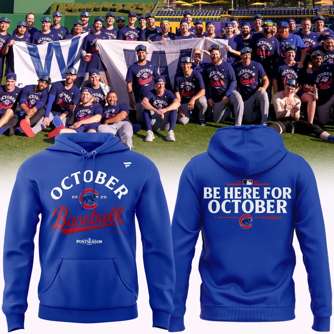 2025 October Clinched Chicago Cubs T-Shirt