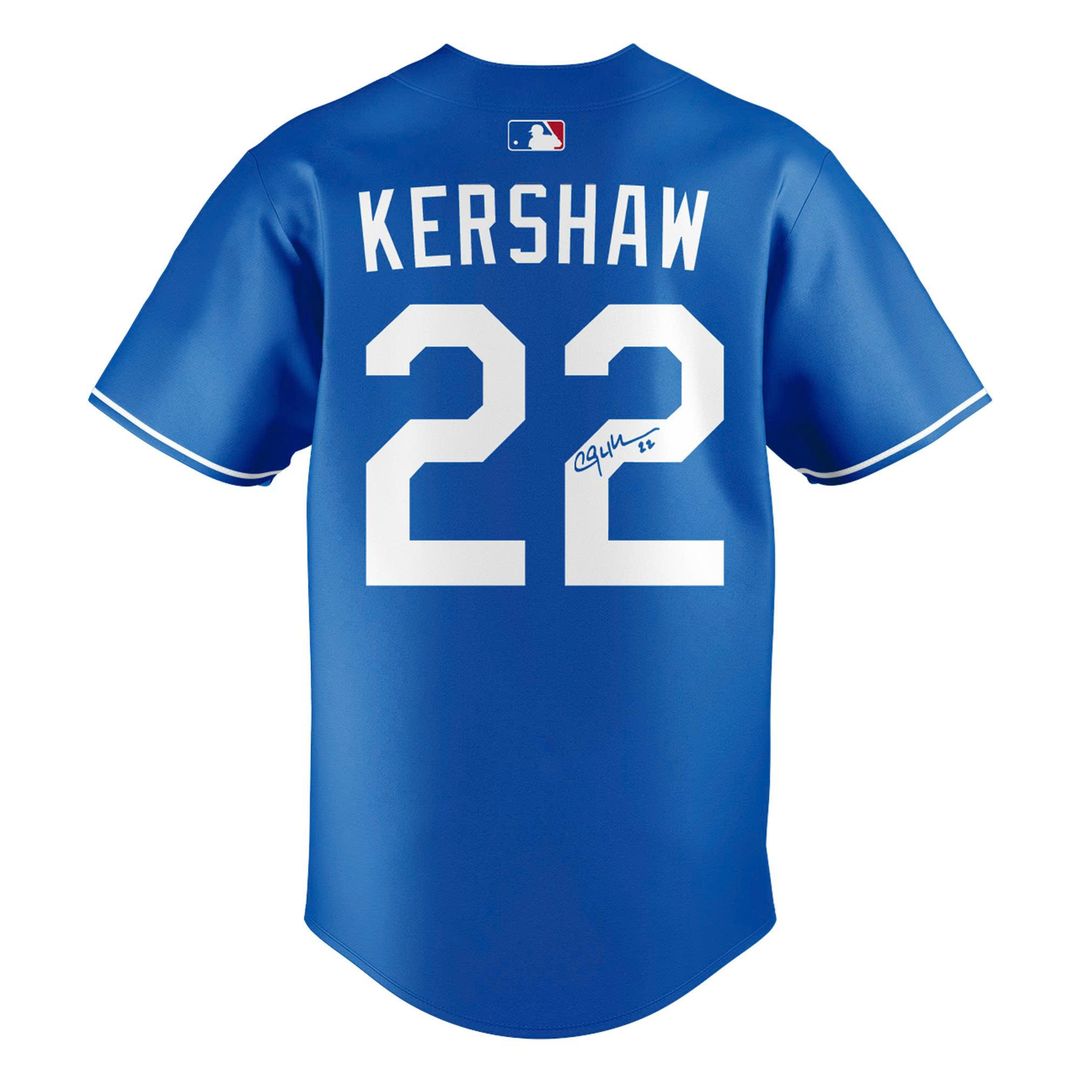 Special New October Clinched 22 Clayton Kershaw Final Regular Season Jersey