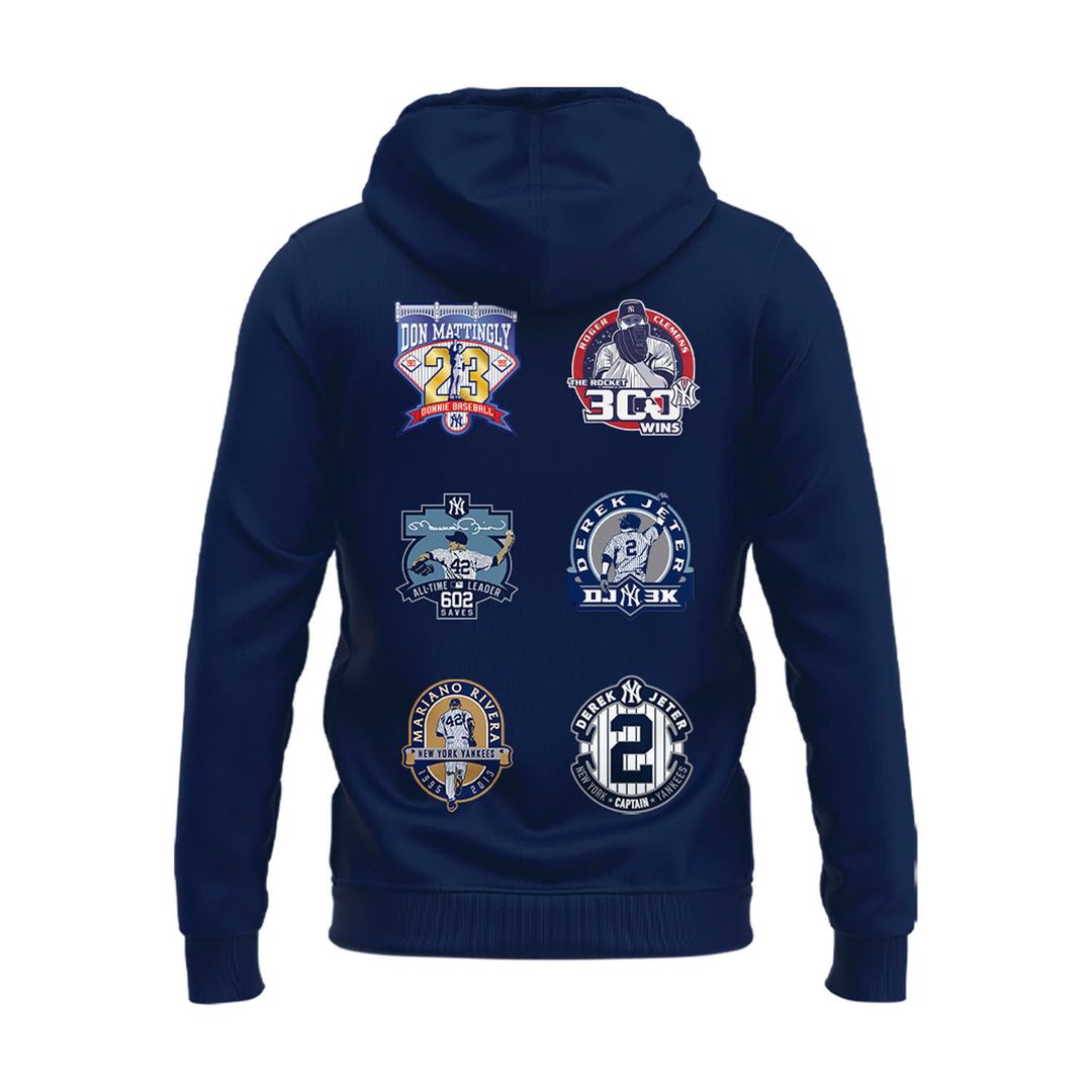 Special New October Baseball Old Patch Post Season 2025 Navy Hoodie