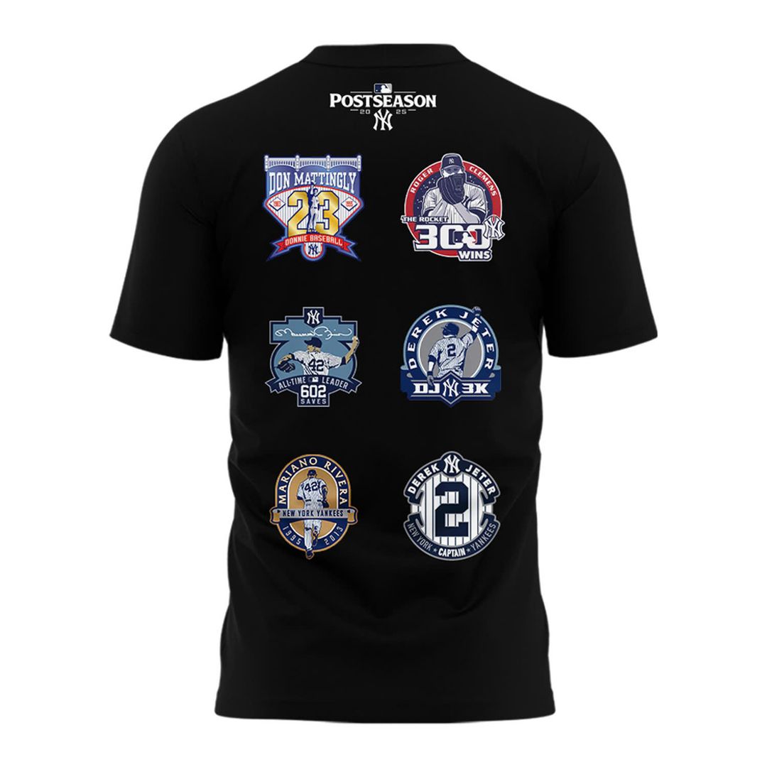 Special New October Baseball Old Patch Post Season 2025 Black T-Shirt