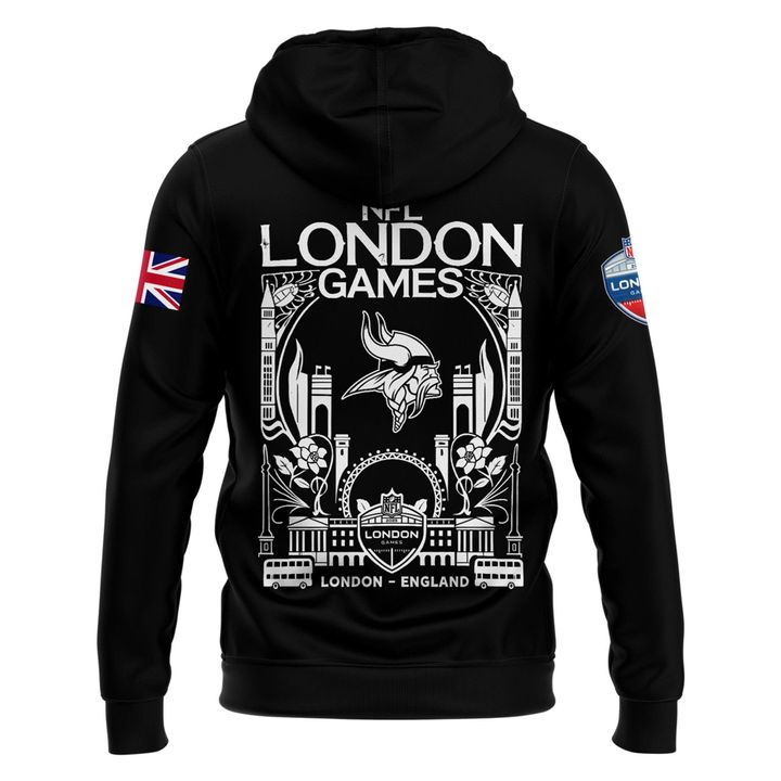 Minnesota Vikings 2025 NFL London game Hoodie