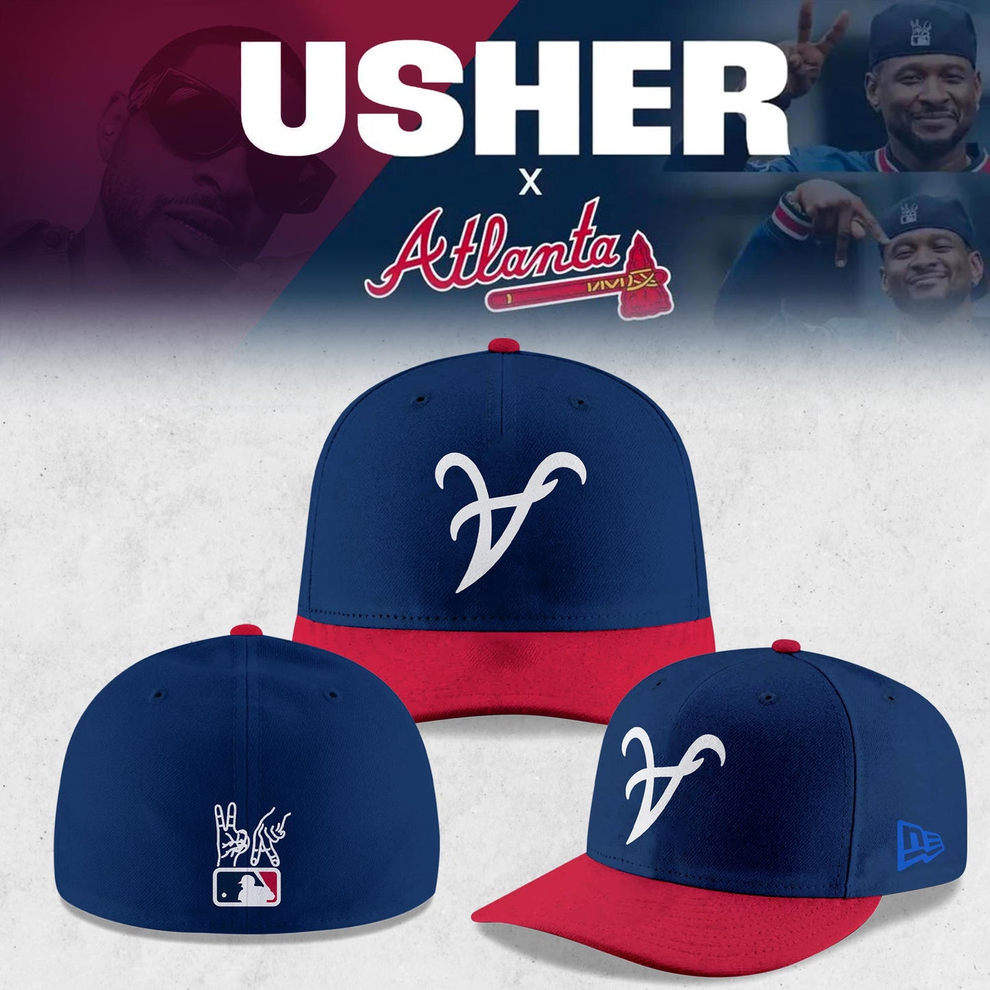 Atlanta Braves Usher 2025 MLB All-Star Game Limited Edition Jersey