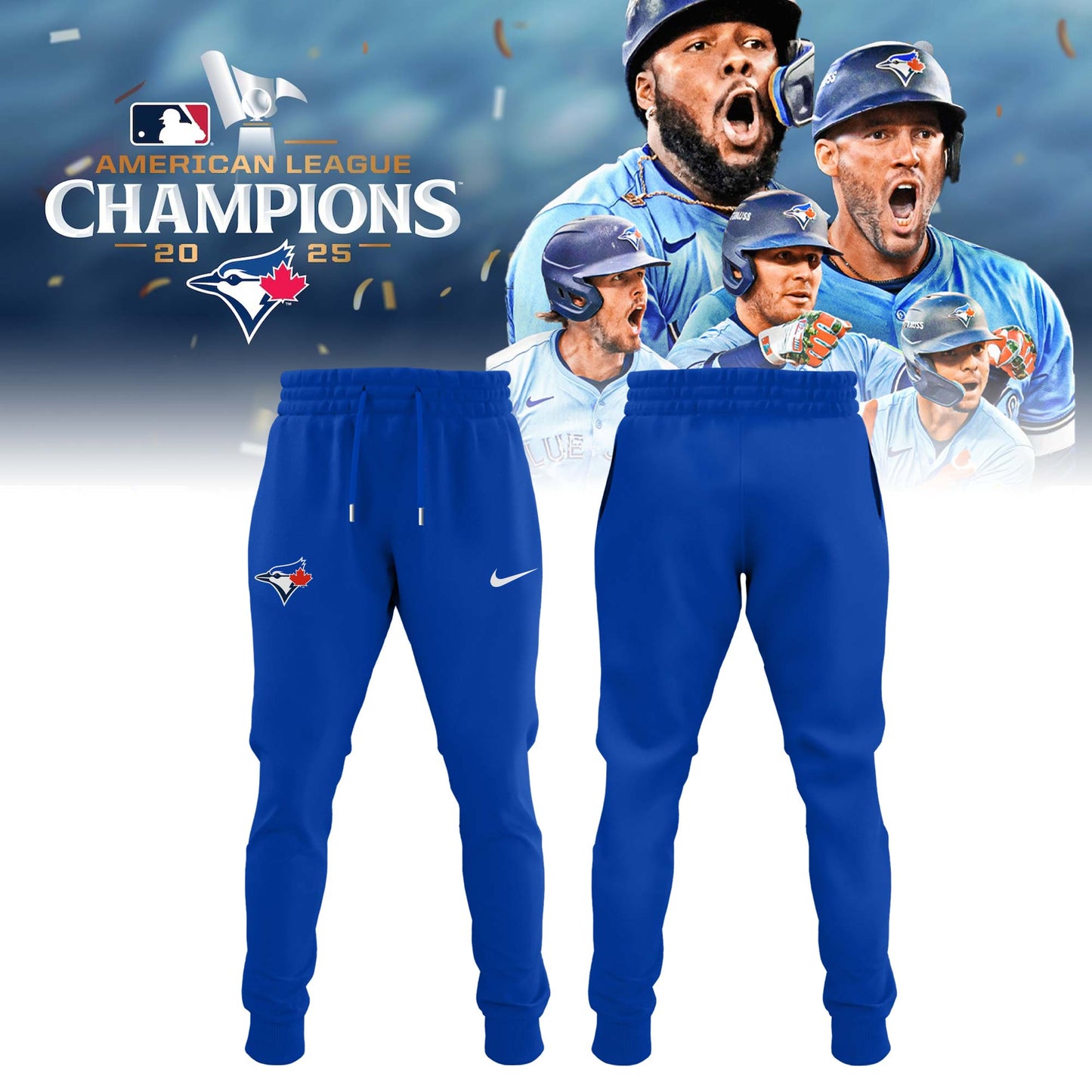 Toronto Blue Jays 2025 American League Champions Combo Hoodie