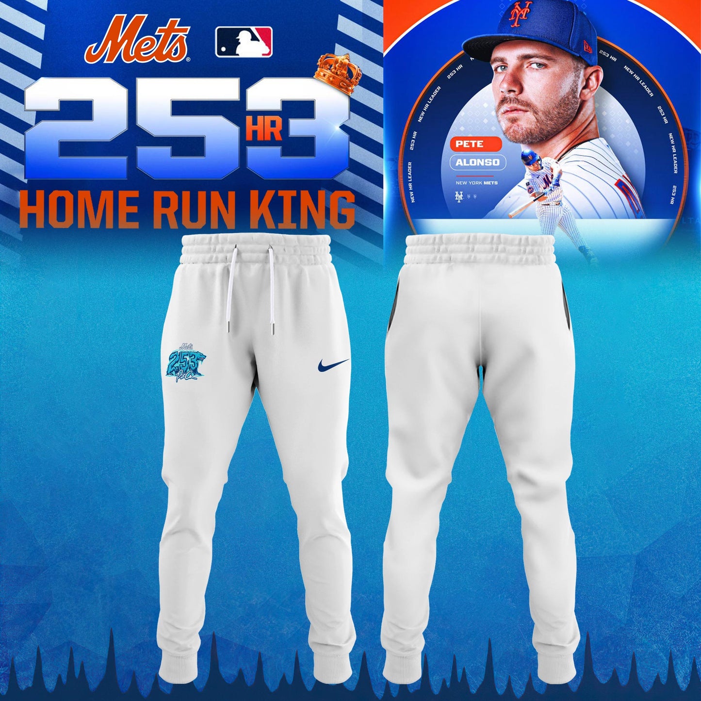 New York Mets Pete Alonso 253 Home Run Limited Editions Hoodie