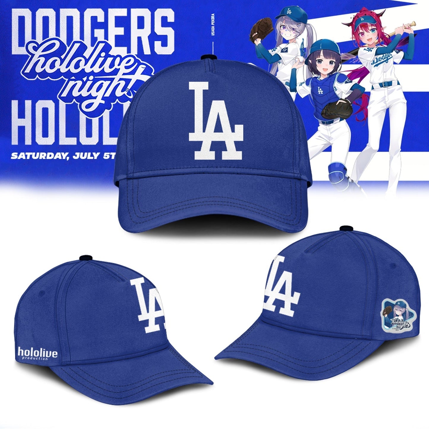 Los Angeles Dodgers _ Hololive Night Ina’nis Shirts 2025