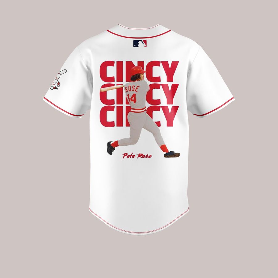 Reds x 2025 Pete Rose Night Baseball Jersey