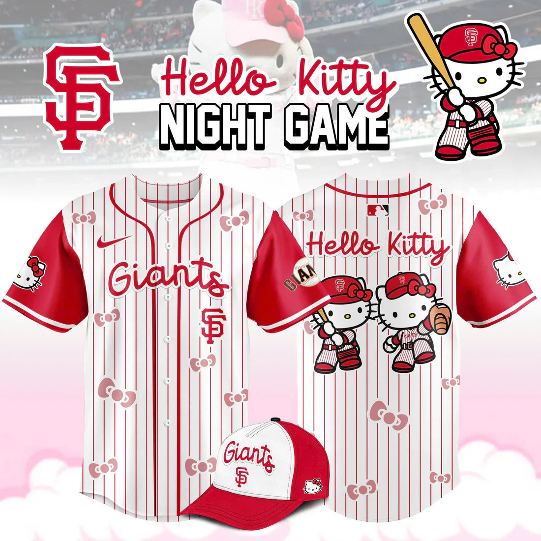 New Hello Kitty Night x Giant 2025 Jersey