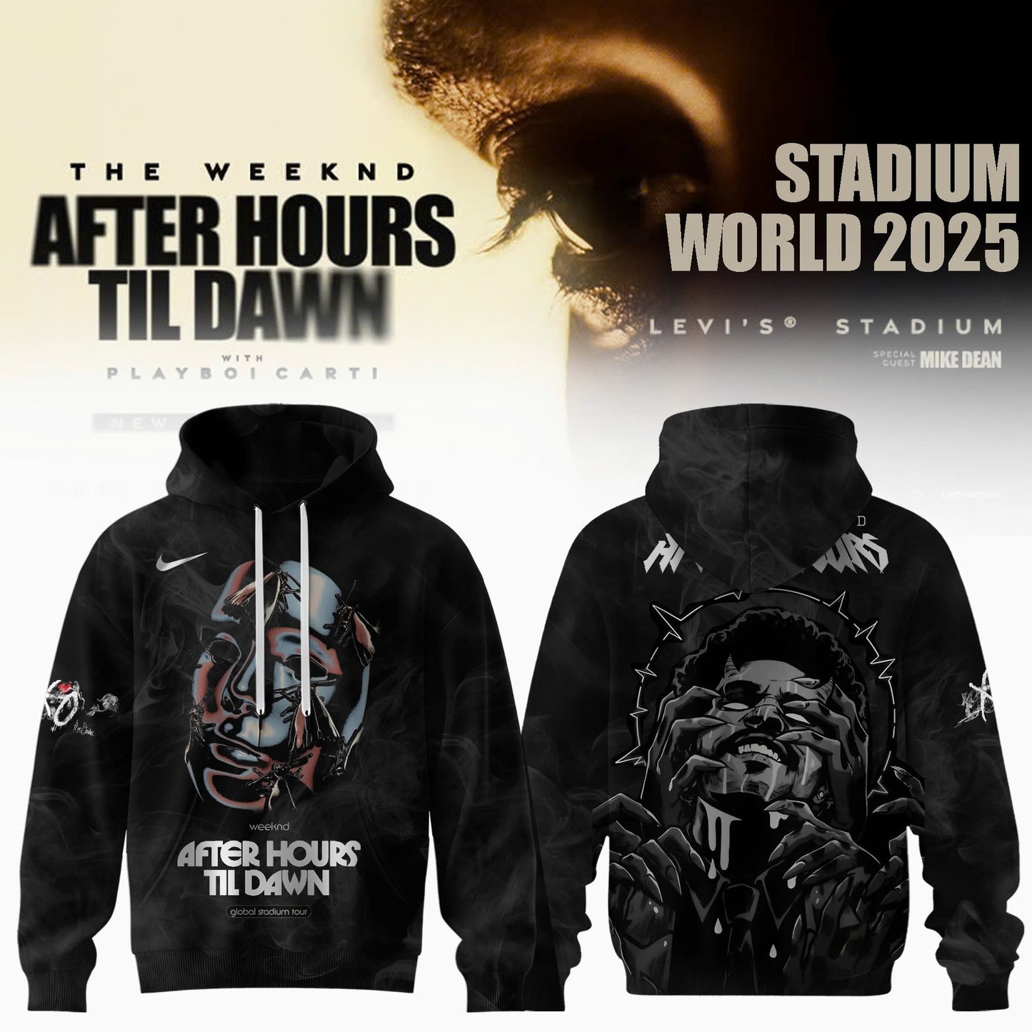 Washington Nationals x After Hours Til Dawn 2025 – The Weeknd Hoodie