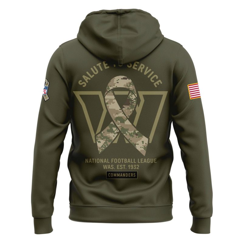 limited edition Veterans Day hoodie from the Washington Commanders