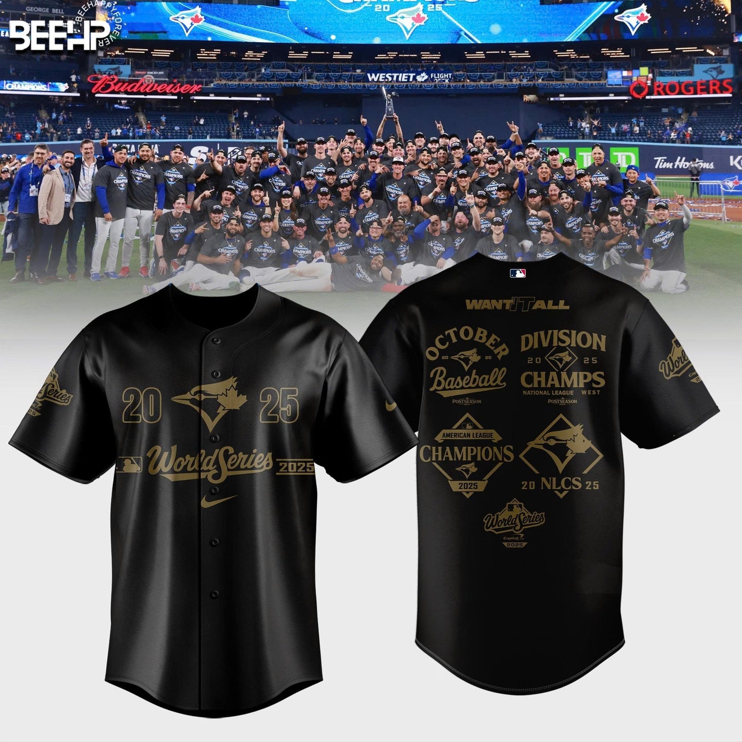 Toronto Blue Jay 2025 American League Champions Jersey