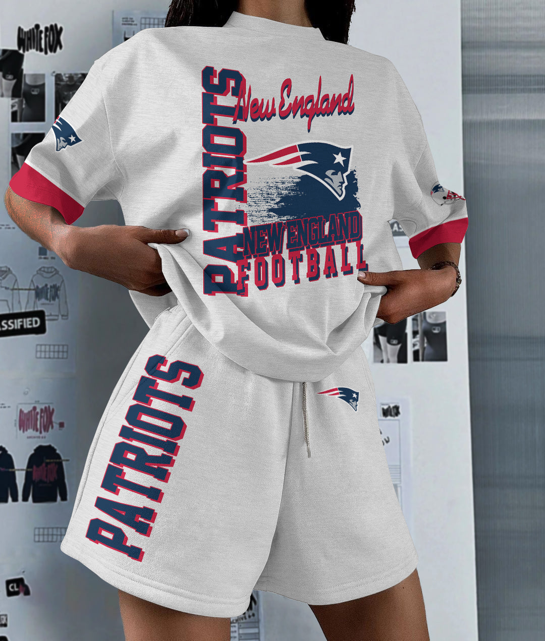 New England Patriots Limited Edition Women's T-Shirt & Short Set