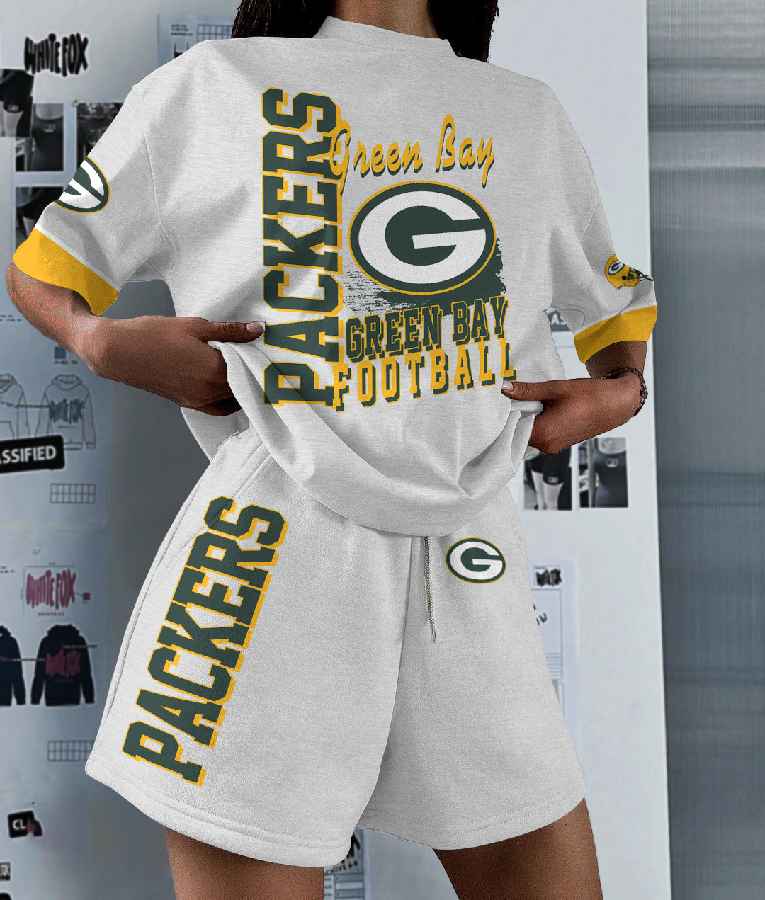 Green Bay Packers Limited Edition Women's T-Shirt & Short Set