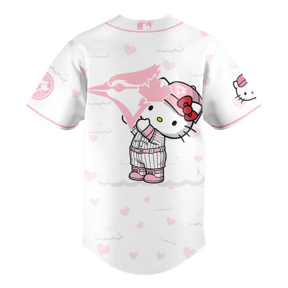 Limited Edition Toronto Blue Jays x Hello Kitty Night Plus Jersey