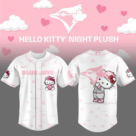 Limited Edition Toronto Blue Jays x Hello Kitty Night Plus Jersey