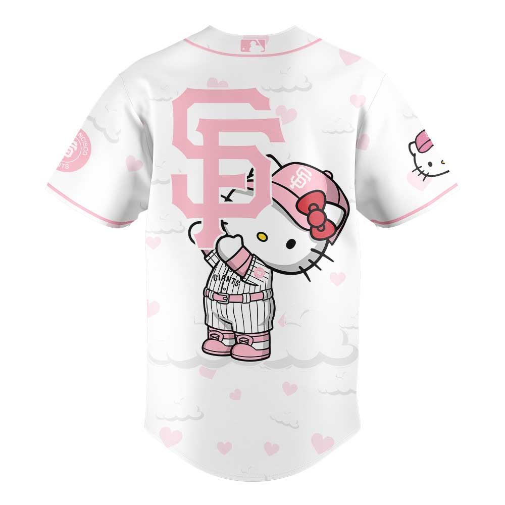 Limited Edition San Francisco Giants x Hello Kitty Night Plus Jersey