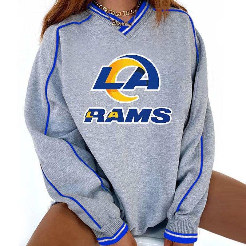 Los Angeles Rams Fashion Line Print Sweatshirt