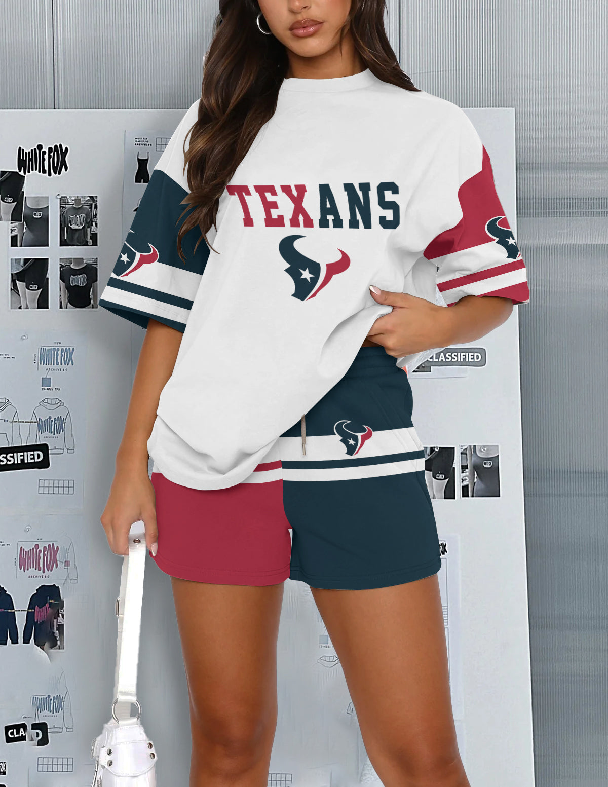 Houston Texans  Limited Edition Women's T-Shirt & Short Set