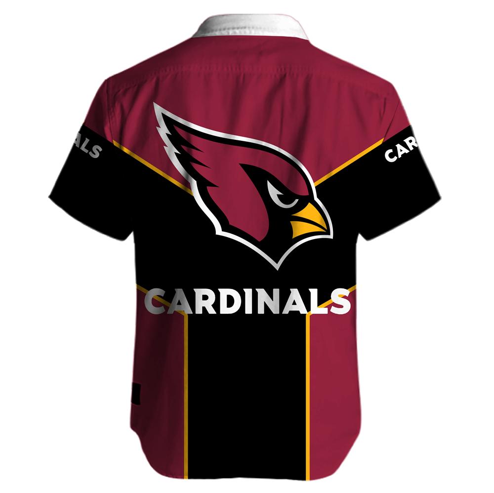 Arizona Cardinals Button Up Tee Shirt