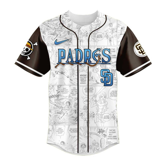 Limited Edition San Diego Padres One Piece Night Game Brown Jersey