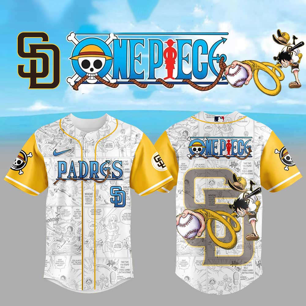 Limited Edition San Diego Padres One Piece Night Game Yellow Jersey