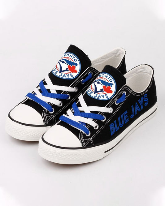 Casual printed low-top canvas shoes unisex