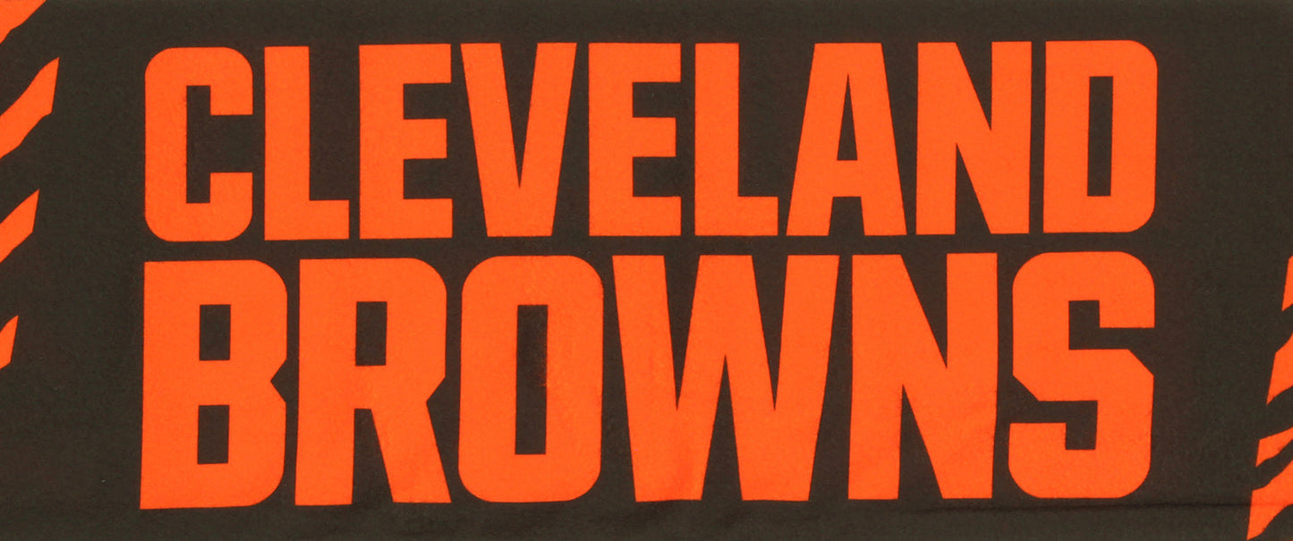 FOCO X Zubaz NFL Collab 3 Pack Glove Scarf & Hat Outdoor Winter Set, Cleveland Browns