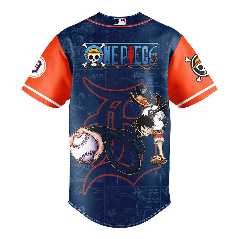 Limited Edition Detroit Tigers One Piece Night Game Blue Jersey
