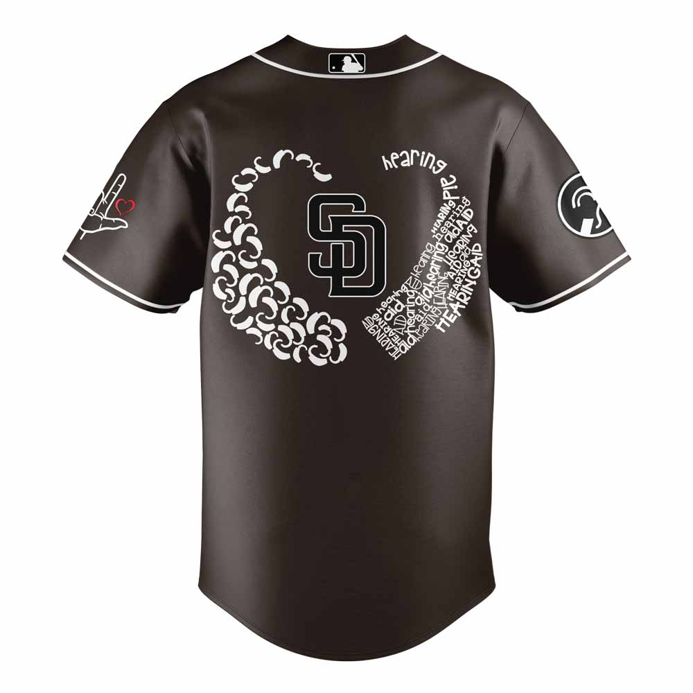 San Diego Padres Deaf and Hard of Hearing Night Combo Jersey