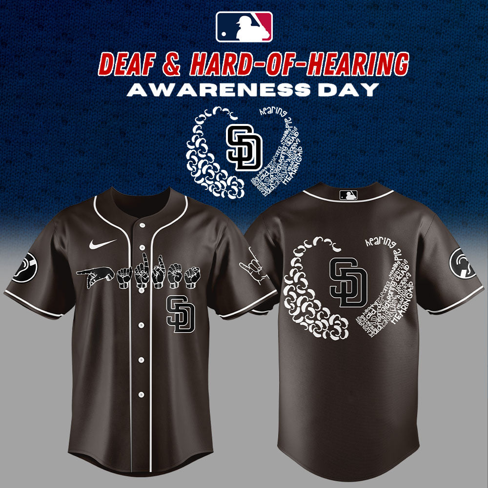 San Diego Padres Deaf and Hard of Hearing Night Combo Jersey