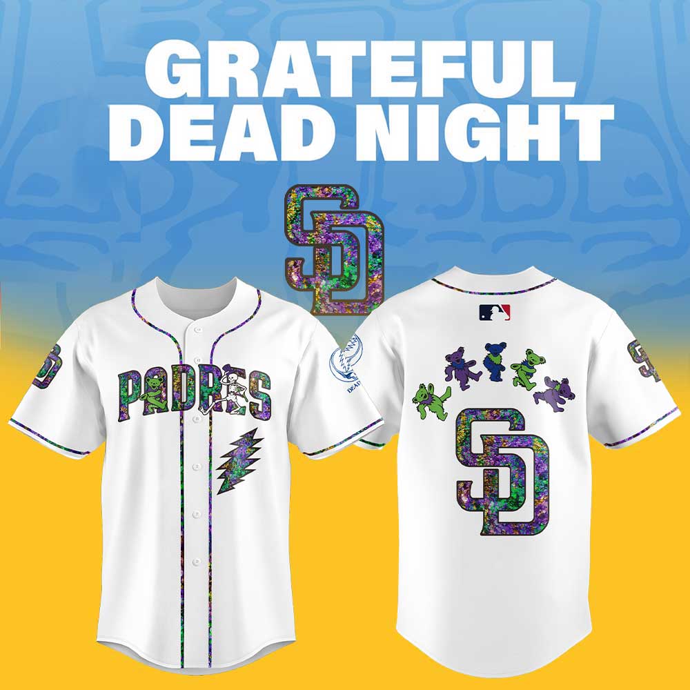 San Diego Padres Grateful Dead Night Jersey